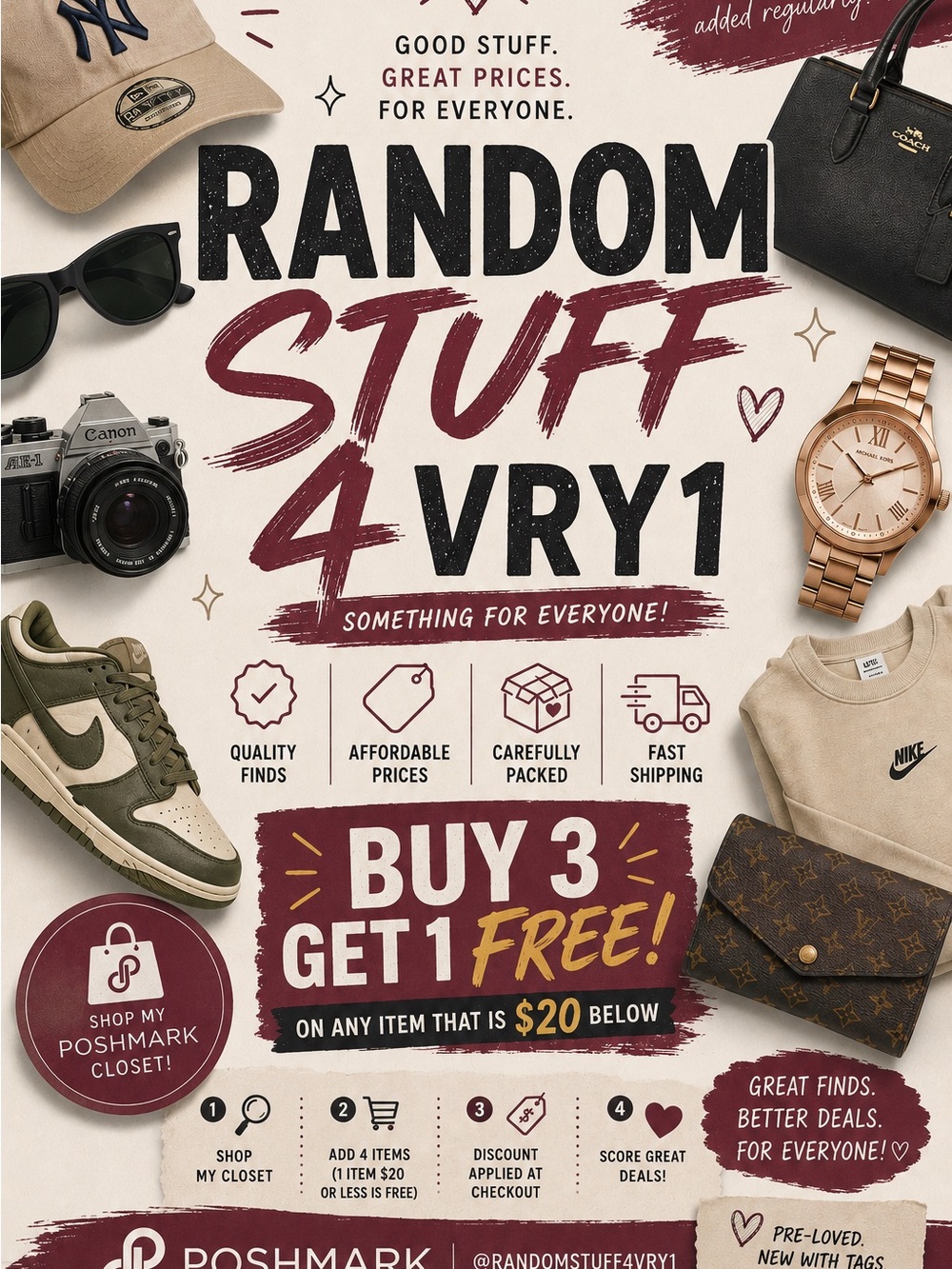Random Stuff 4 VRY1 Graphic Promo Poster